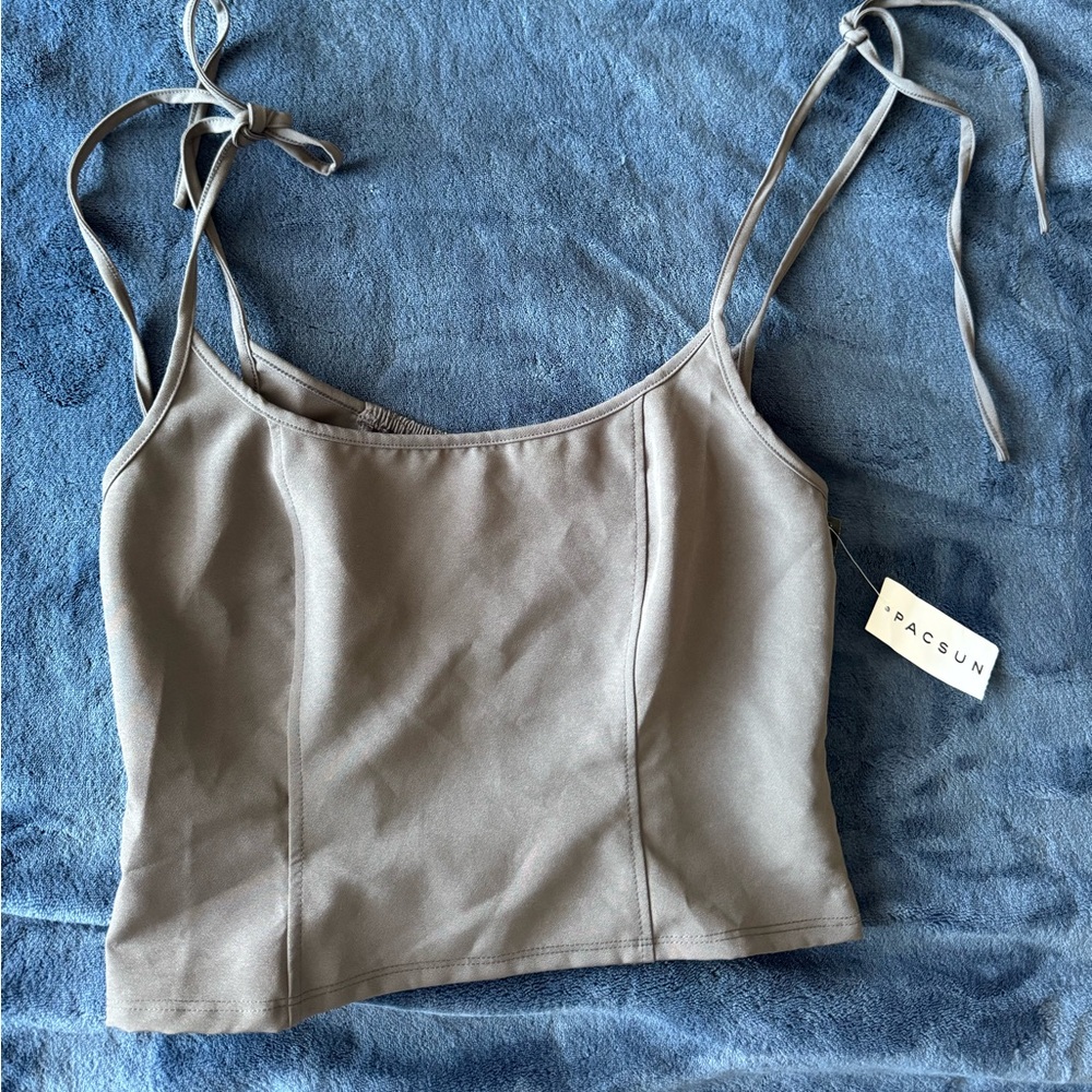 Kendall & Kylie Taupe Camisole Top